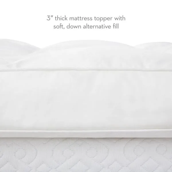 3 INCH DOWN ALTERNATIVE MATTRESS TOPPER