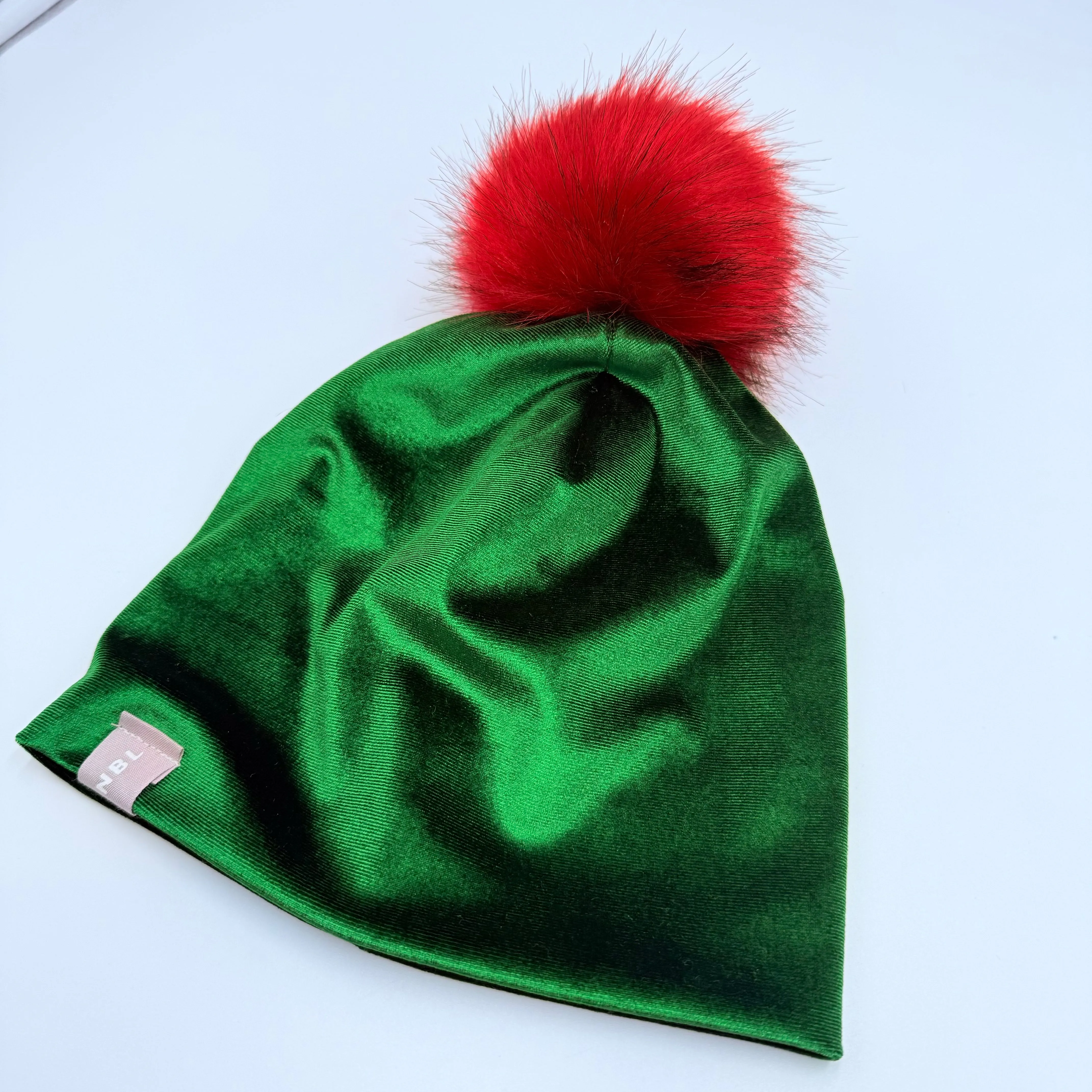 Adult Beanie Hat (Green Christmas)