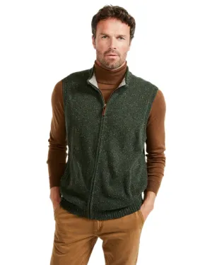 Aran Mens Rossport Nepped Gilet