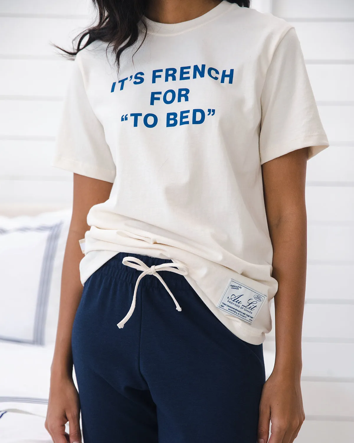 Au Lit x Province of Canada French for To Bed Tee