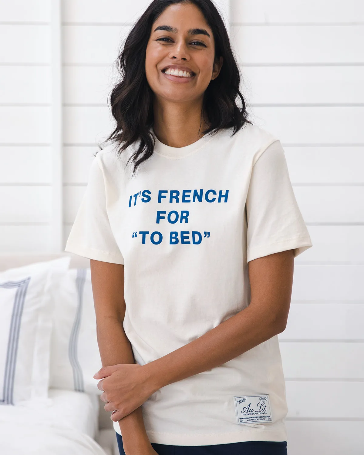 Au Lit x Province of Canada French for To Bed Tee