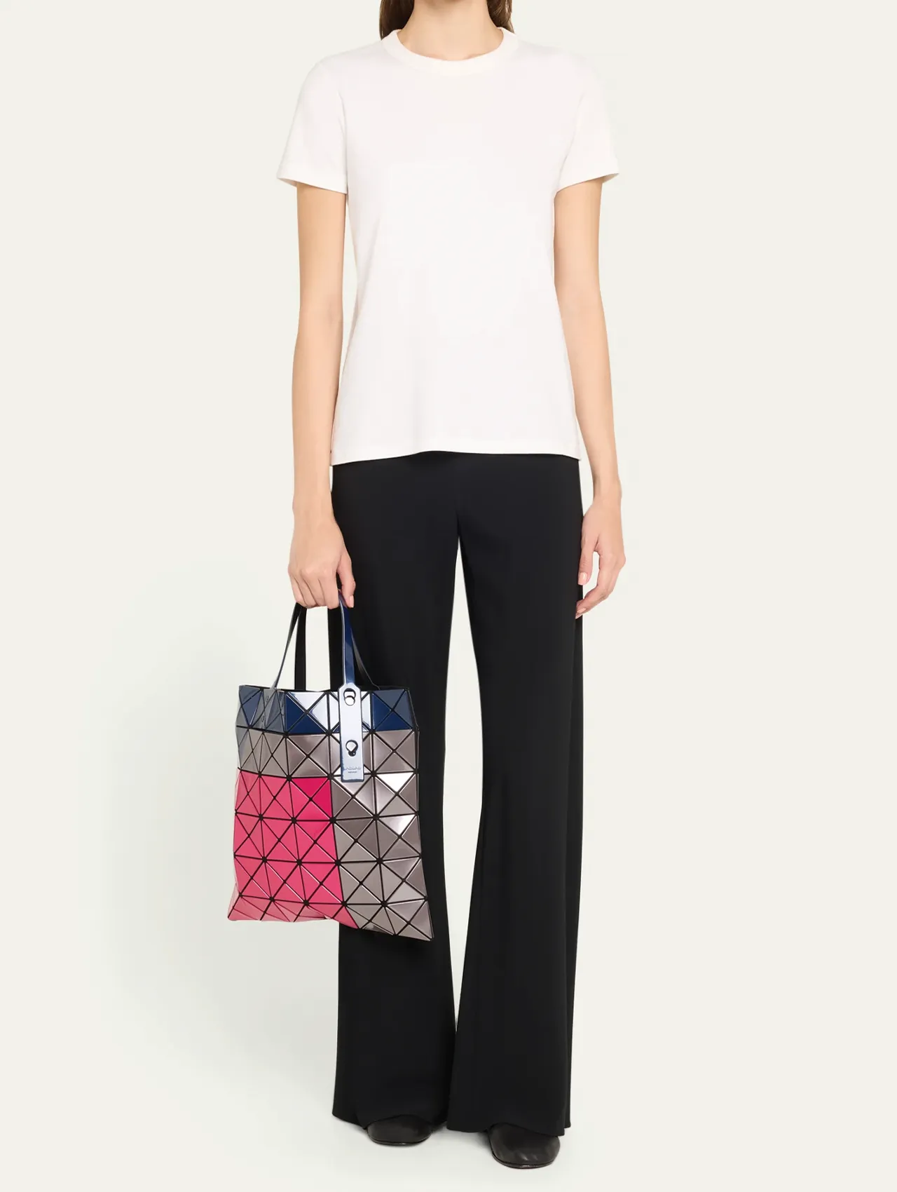 Bao Bao Issey Miyake Pink Mix Tres Tote Bag