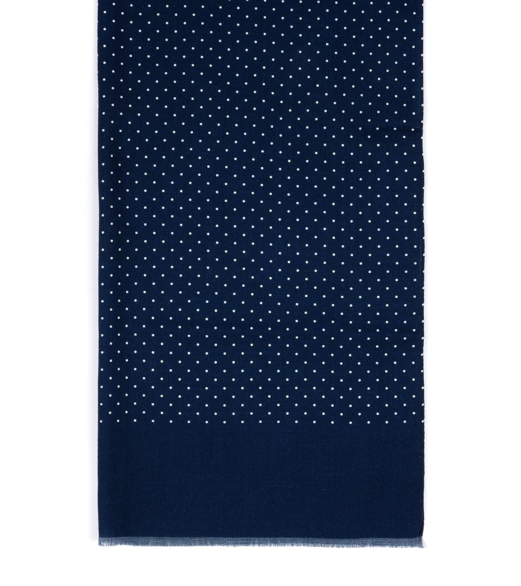 Bigi Lightweight Wool Scarf: Blue