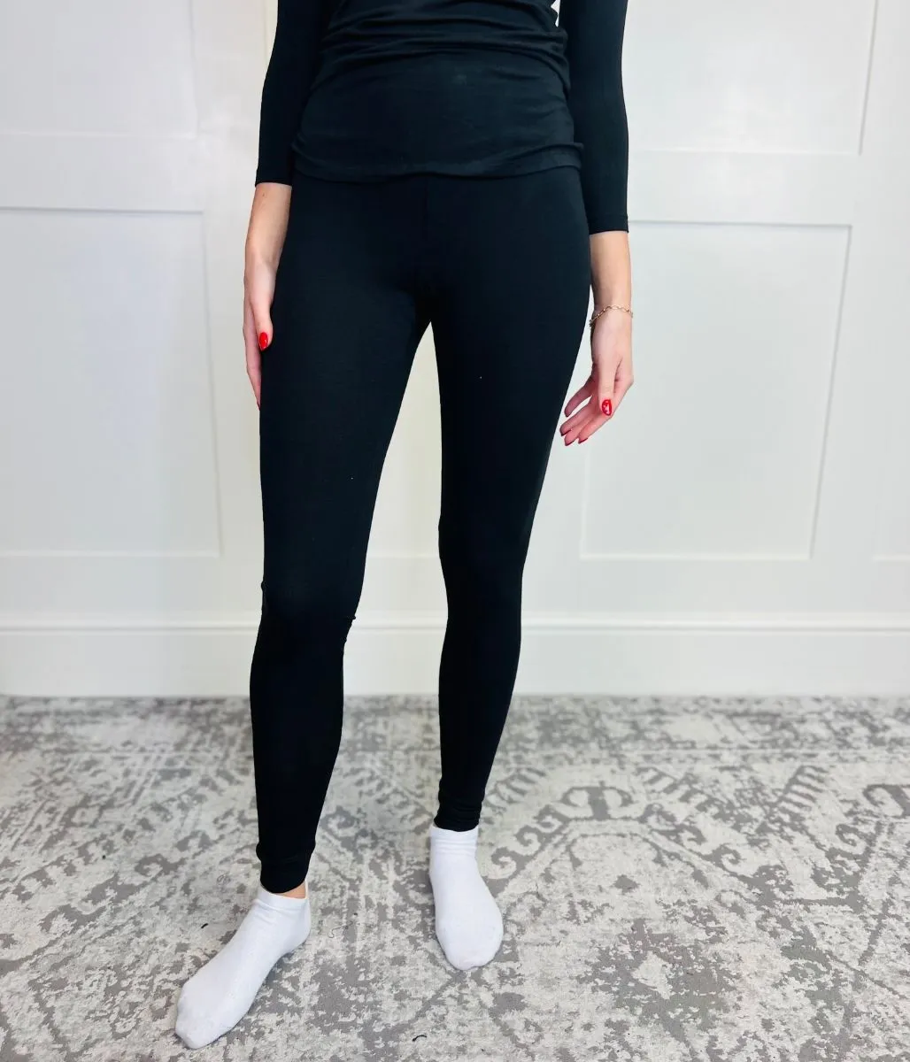 Black Thermal Leggings