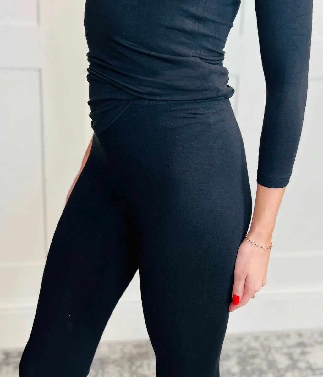 Black Thermal Leggings