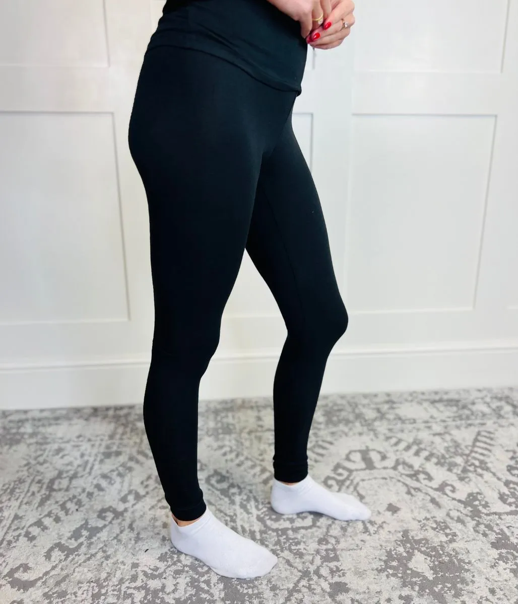 Black Thermal Leggings