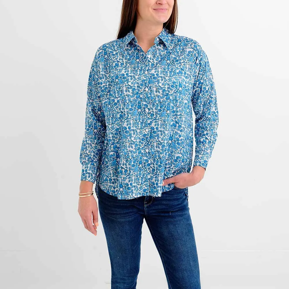 Blue Bird Button Down