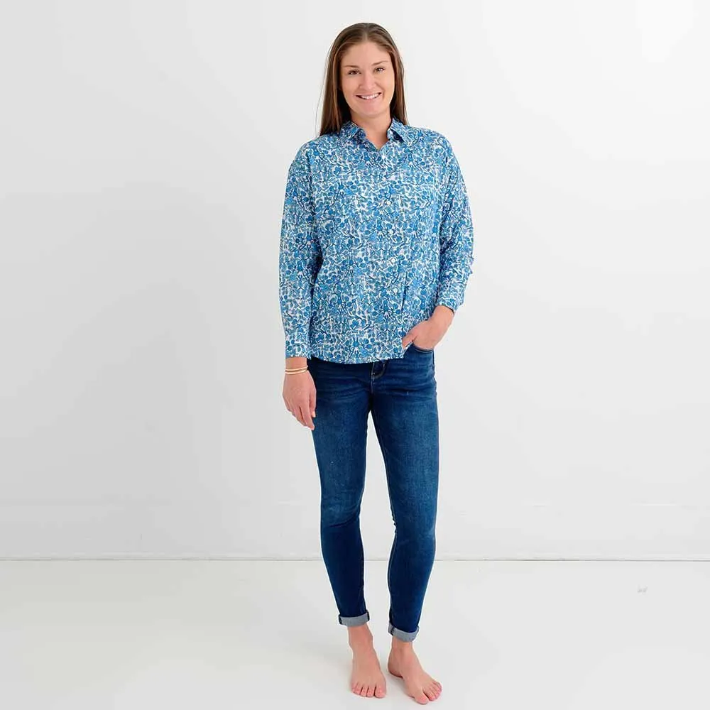 Blue Bird Button Down