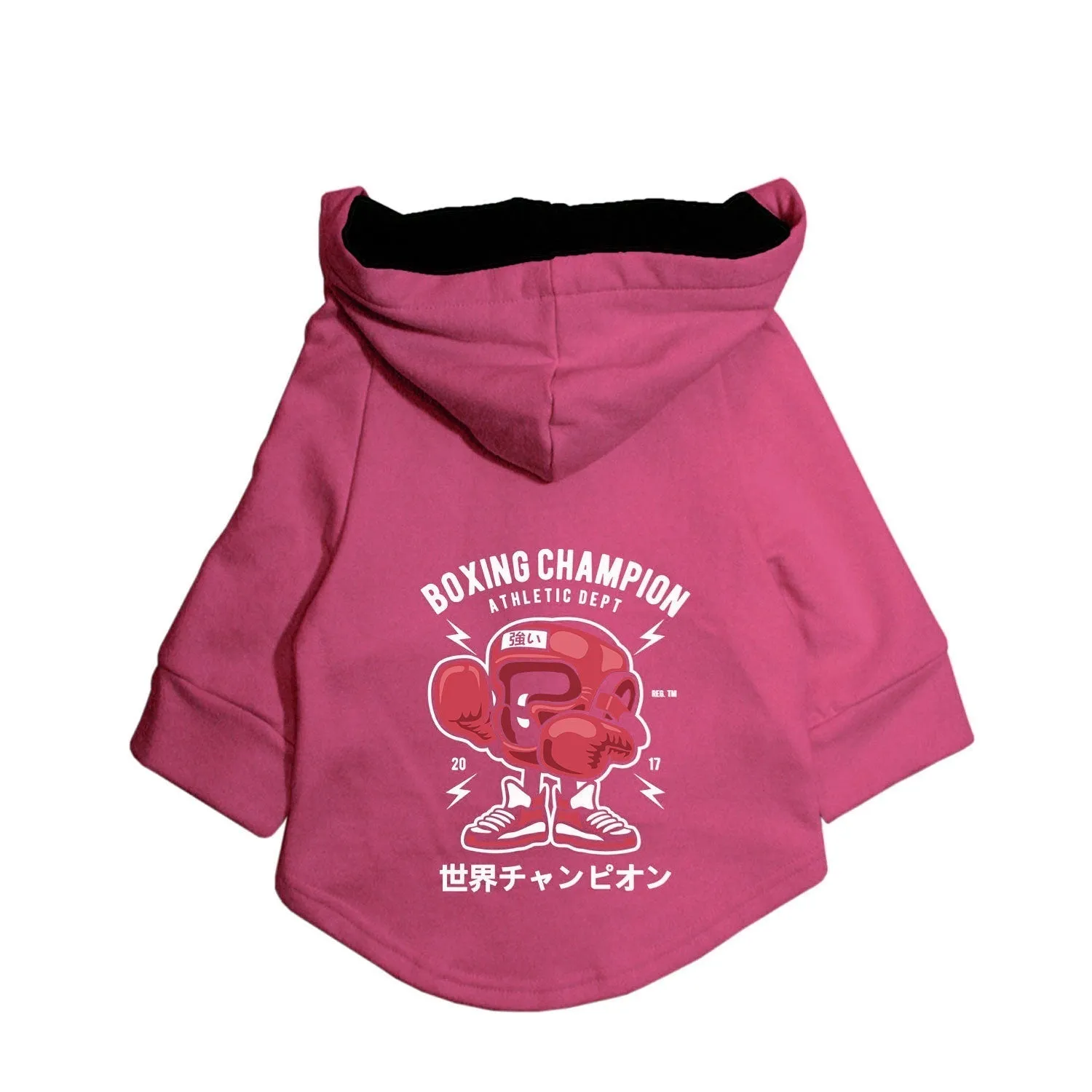 Boxing Champion Dog Hoodie Jacket