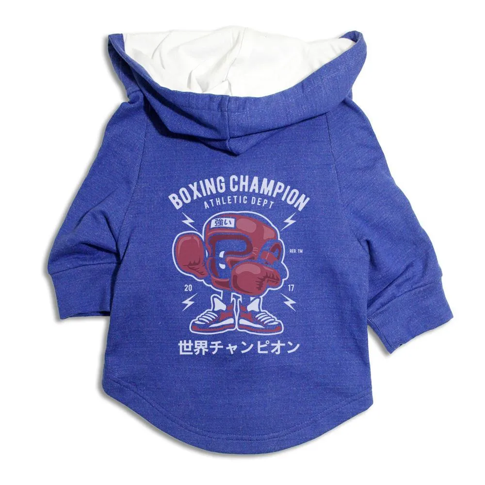 Boxing Champion Dog Hoodie Jacket