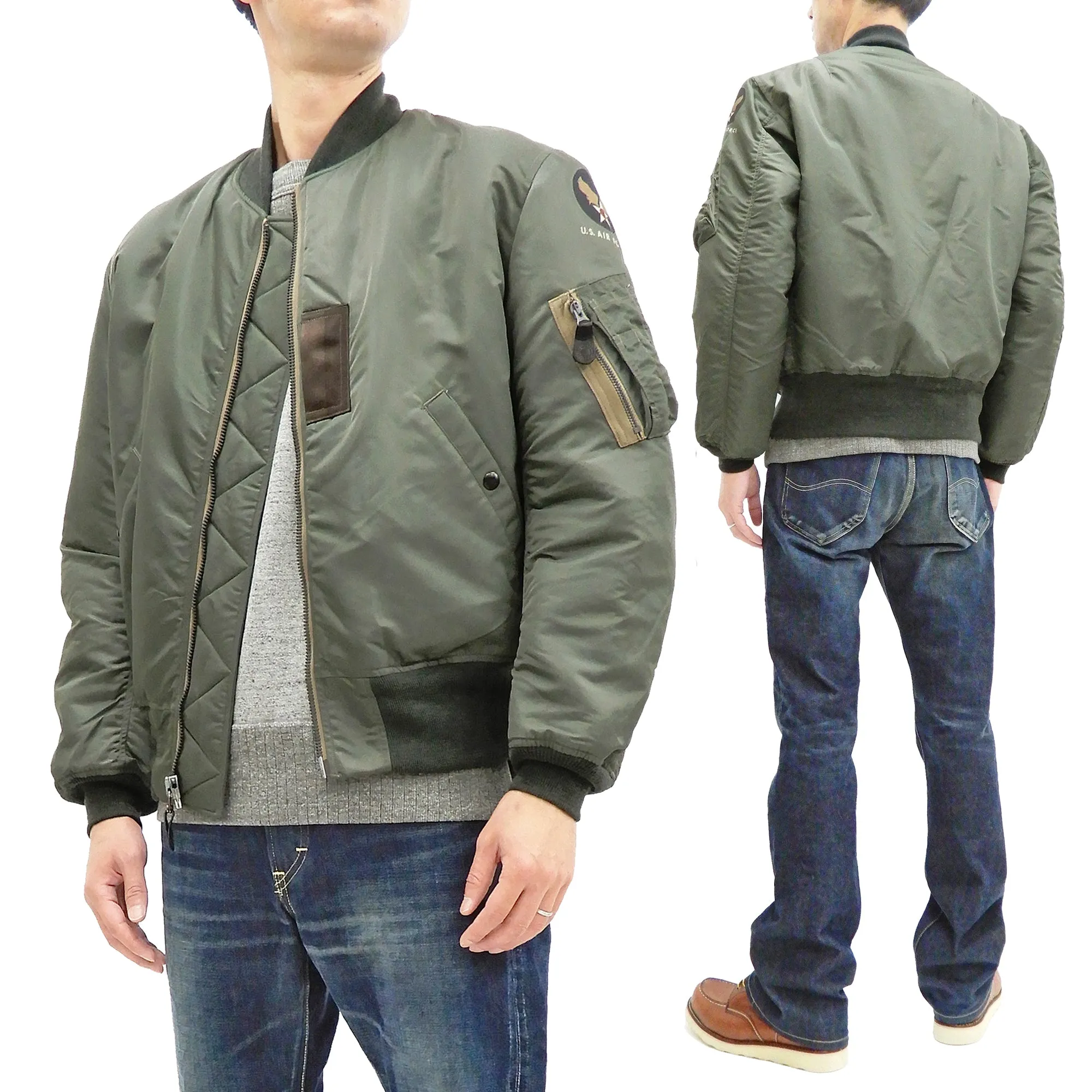 Buzz Rickson MA-1 Flight Jacket Men's Reproduction of MA1 Bomber Jacket BR14900