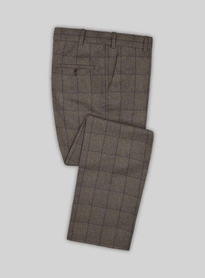 Caccioppoli Orenzo Brown Wool Suit