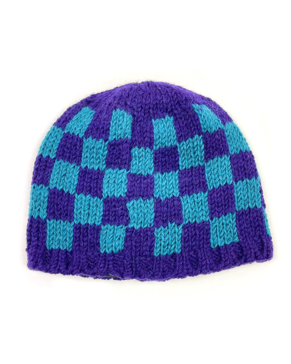 Checkered Beanie