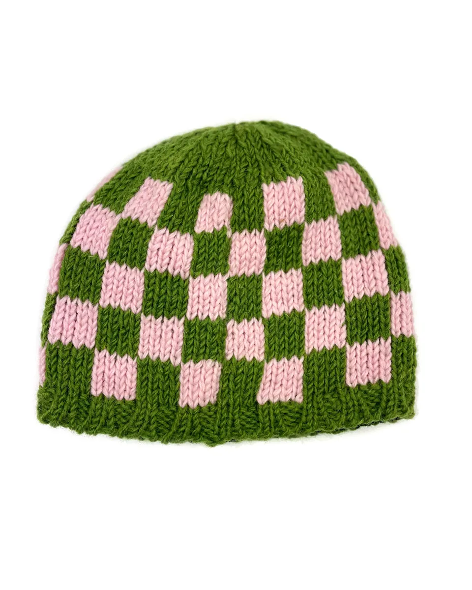 Checkered Beanie