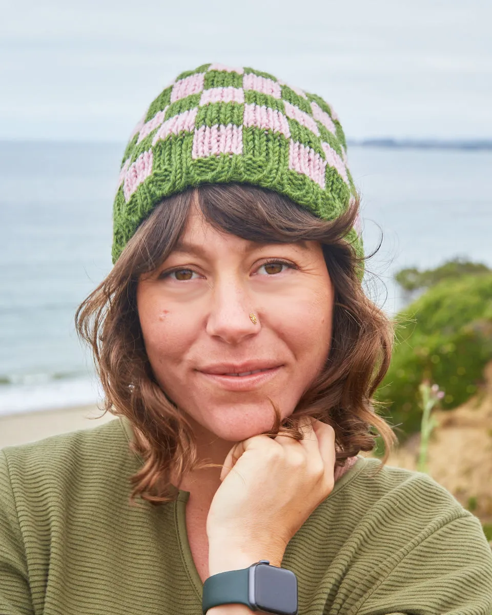 Checkered Beanie