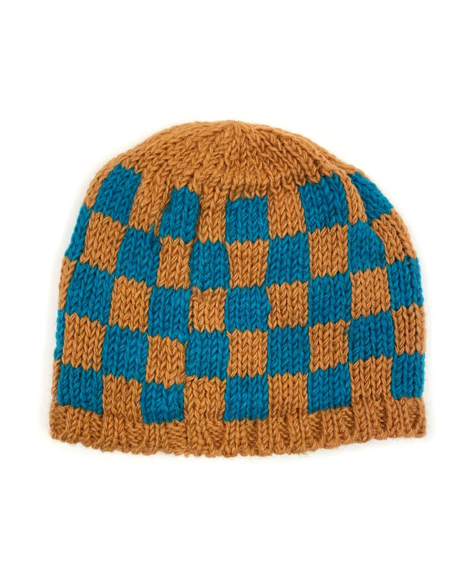 Checkered Beanie