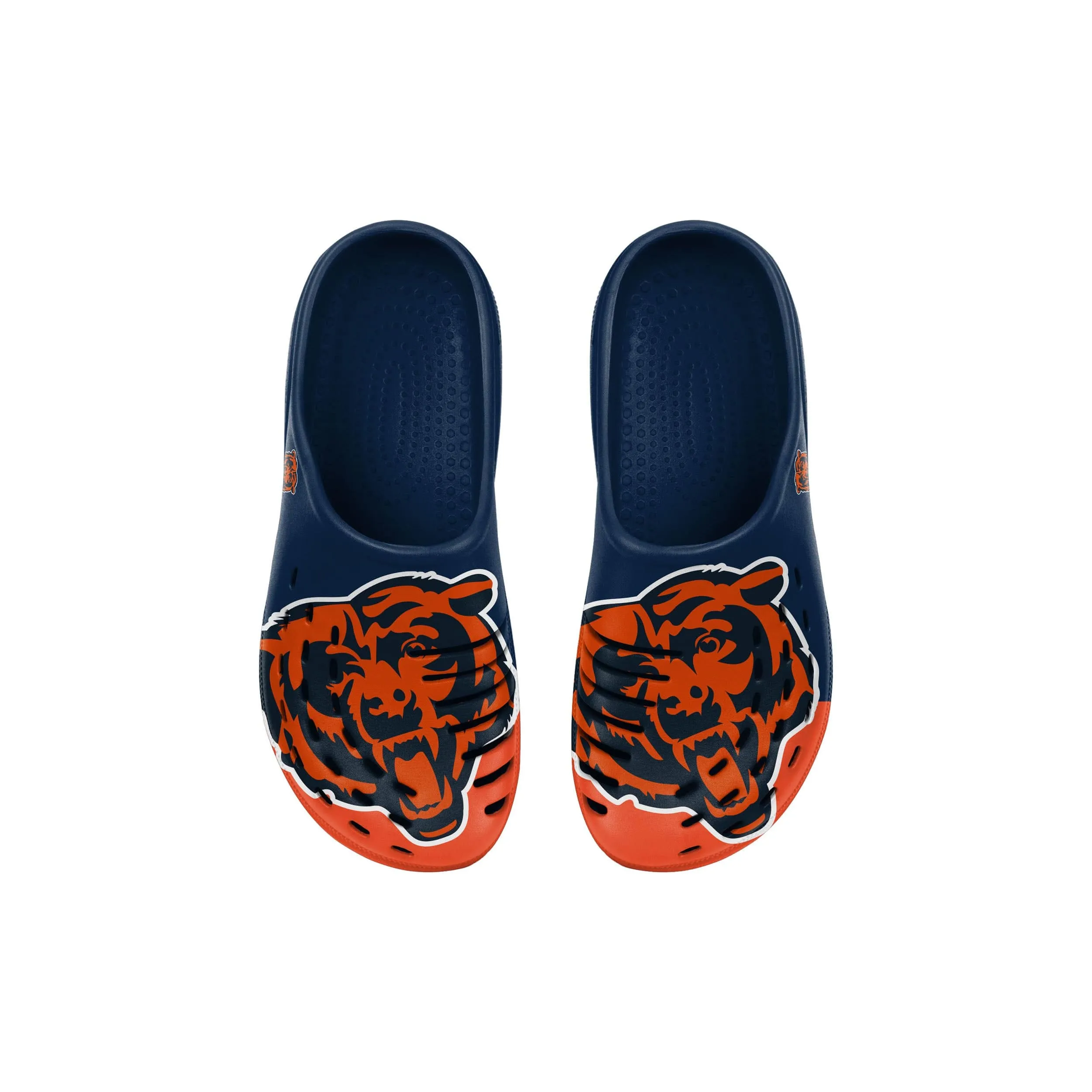 Chicago Bears NFL Youth Colorblock Big Logo Clog