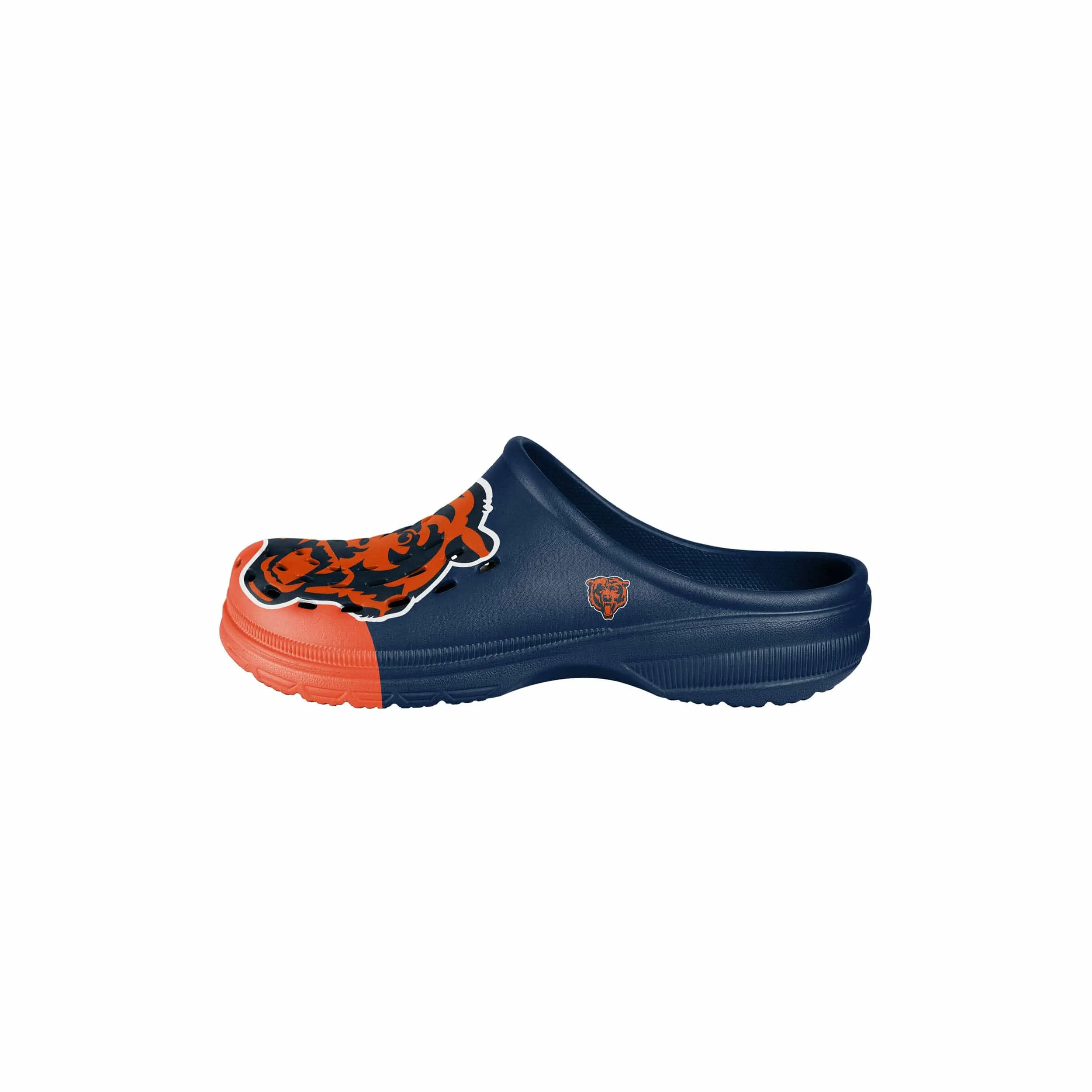 Chicago Bears NFL Youth Colorblock Big Logo Clog