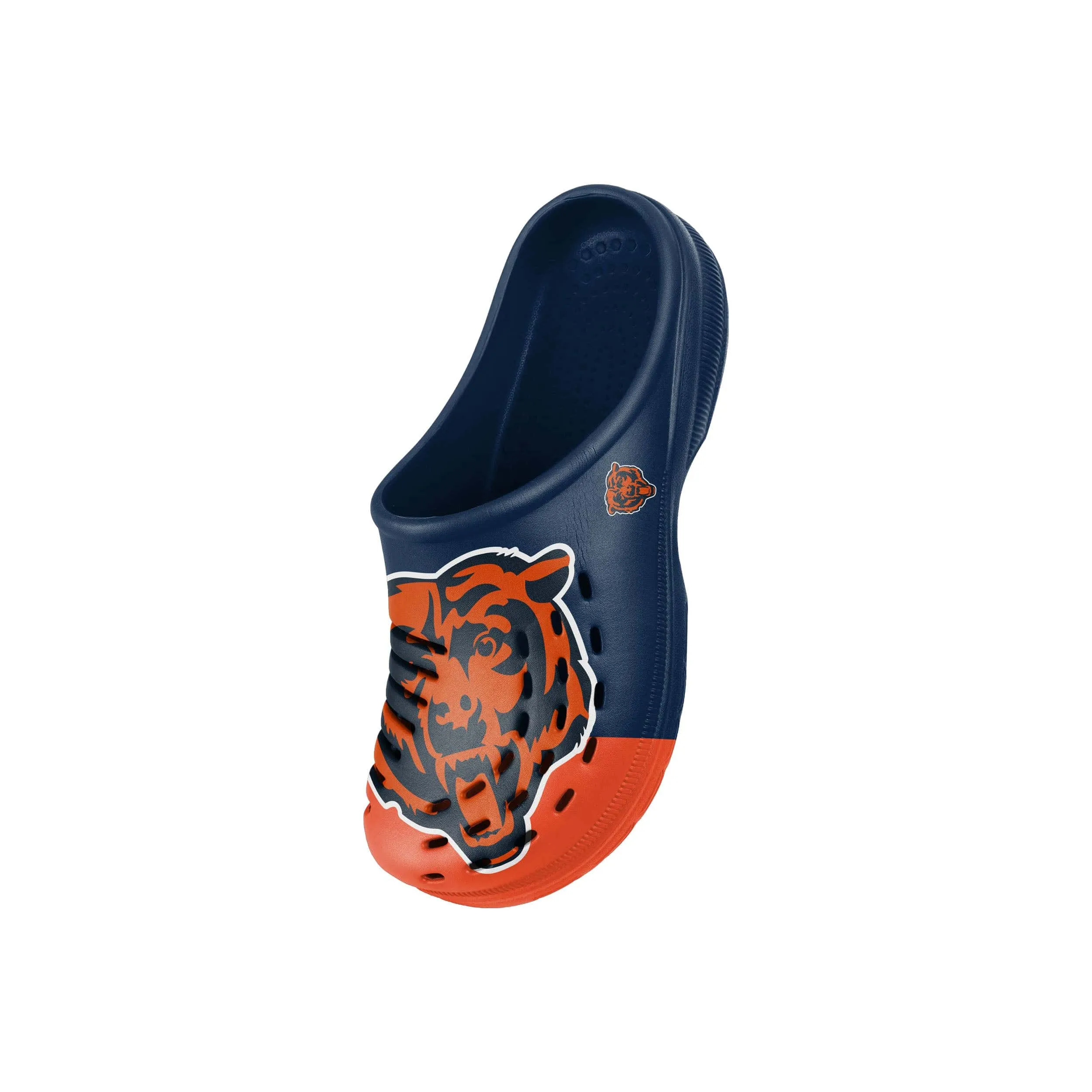 Chicago Bears NFL Youth Colorblock Big Logo Clog