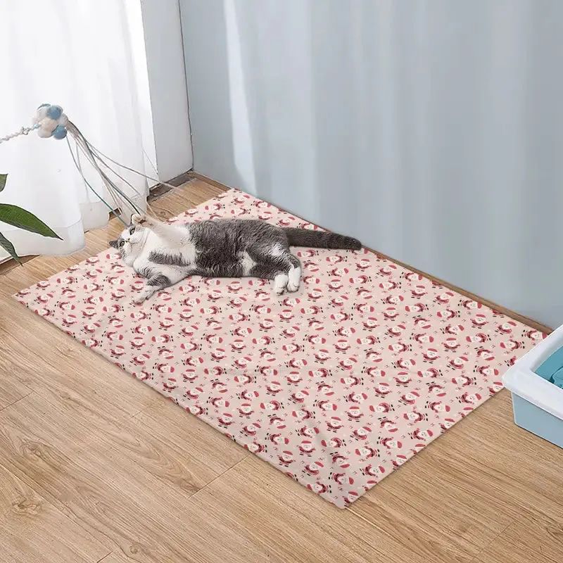 Cozy Christmas Fleece Pet Blanket for Cats and Dogs