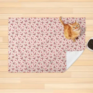 Cozy Christmas Fleece Pet Blanket for Cats and Dogs