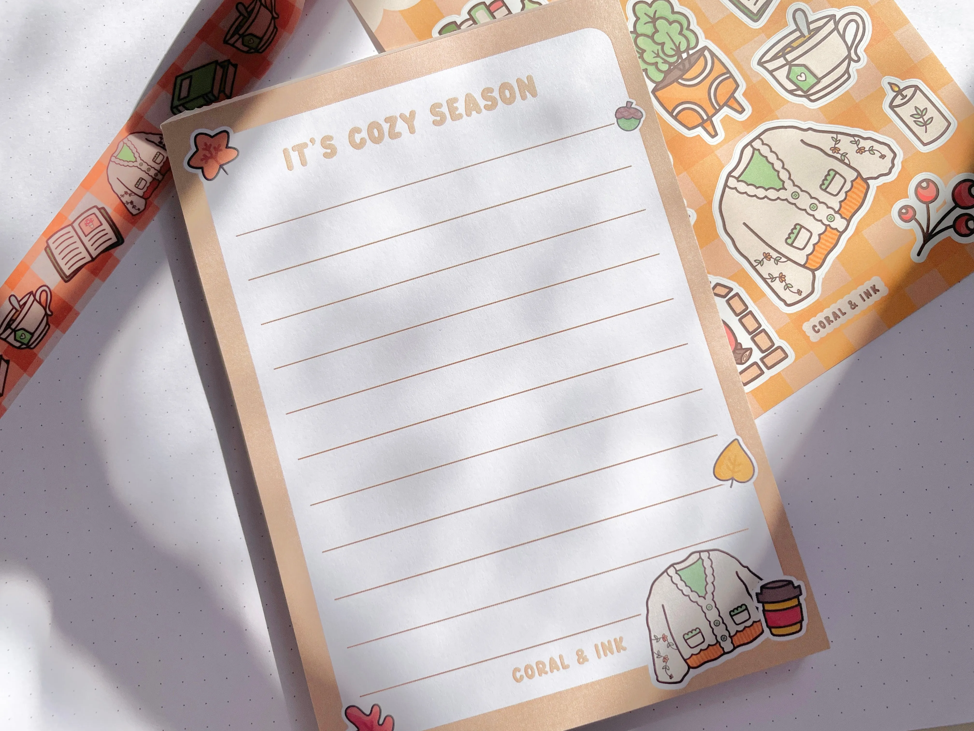 Cozy Season A6 Memo Pad