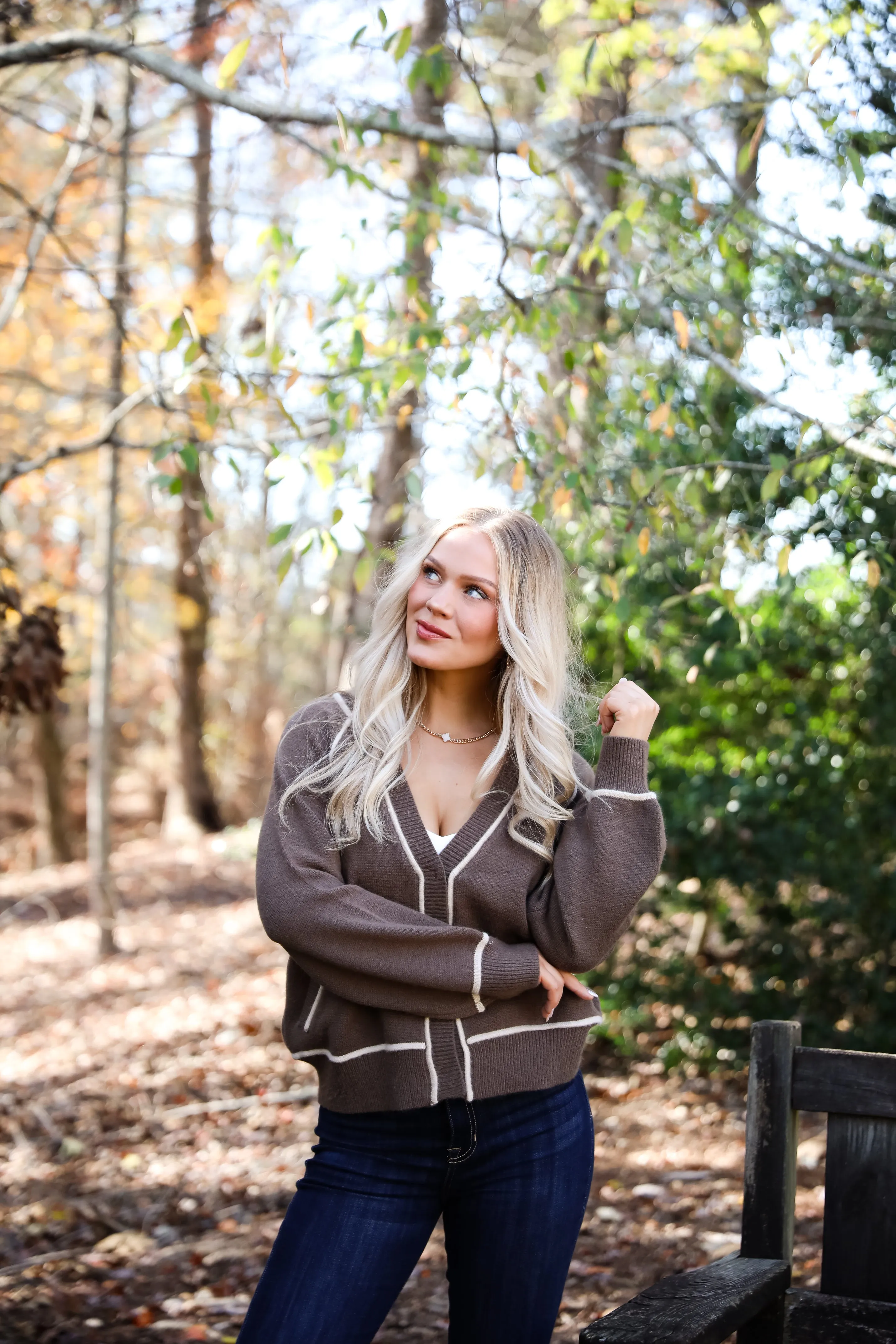 Cuddle Up Close Mocha Sweater Cardigan