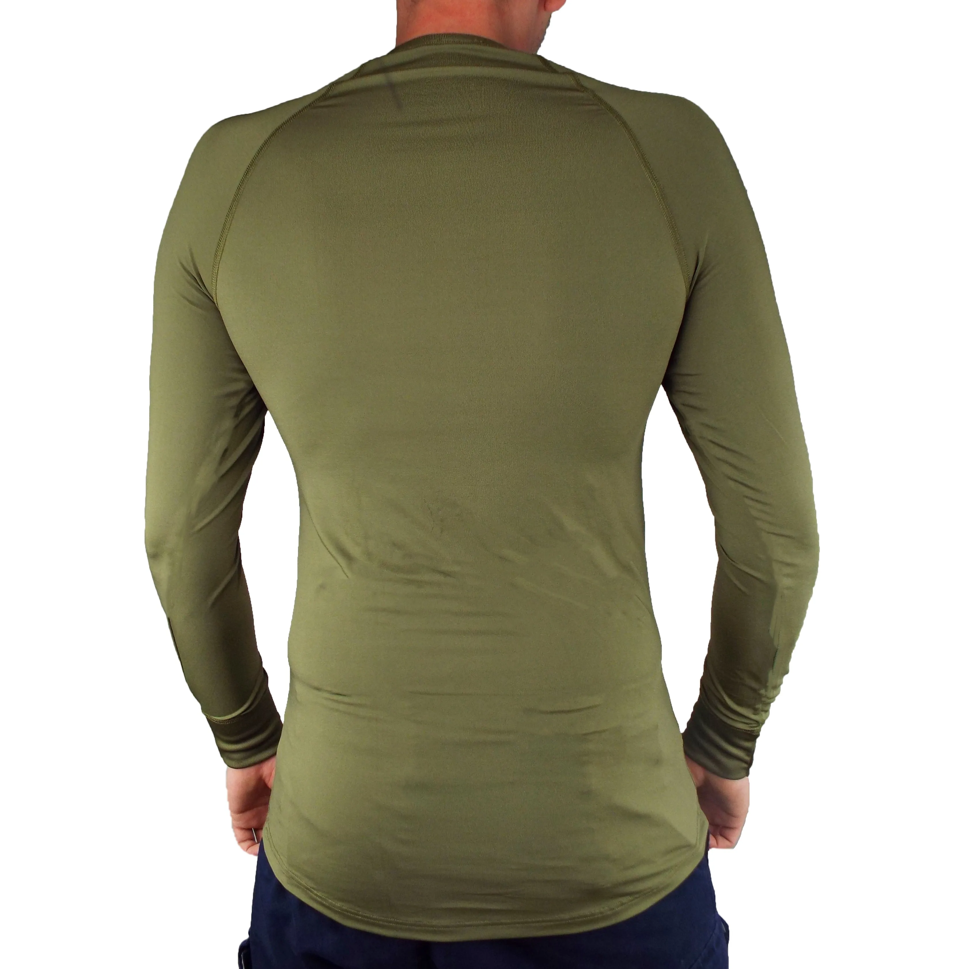 Dutch Army - Long Sleeve Base Layer - Olive - Crew Neck - Grade 1