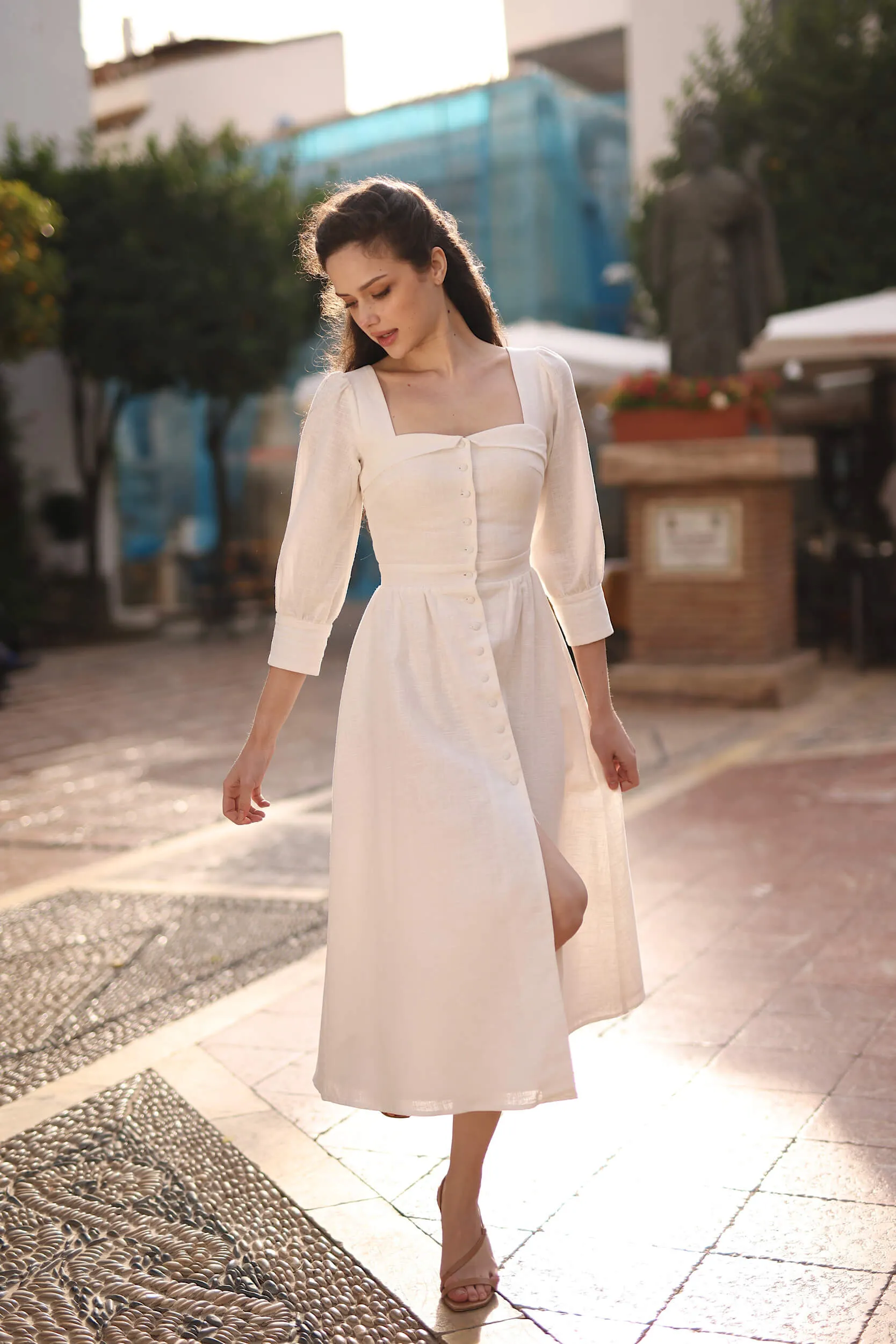 Esther Linen Dress