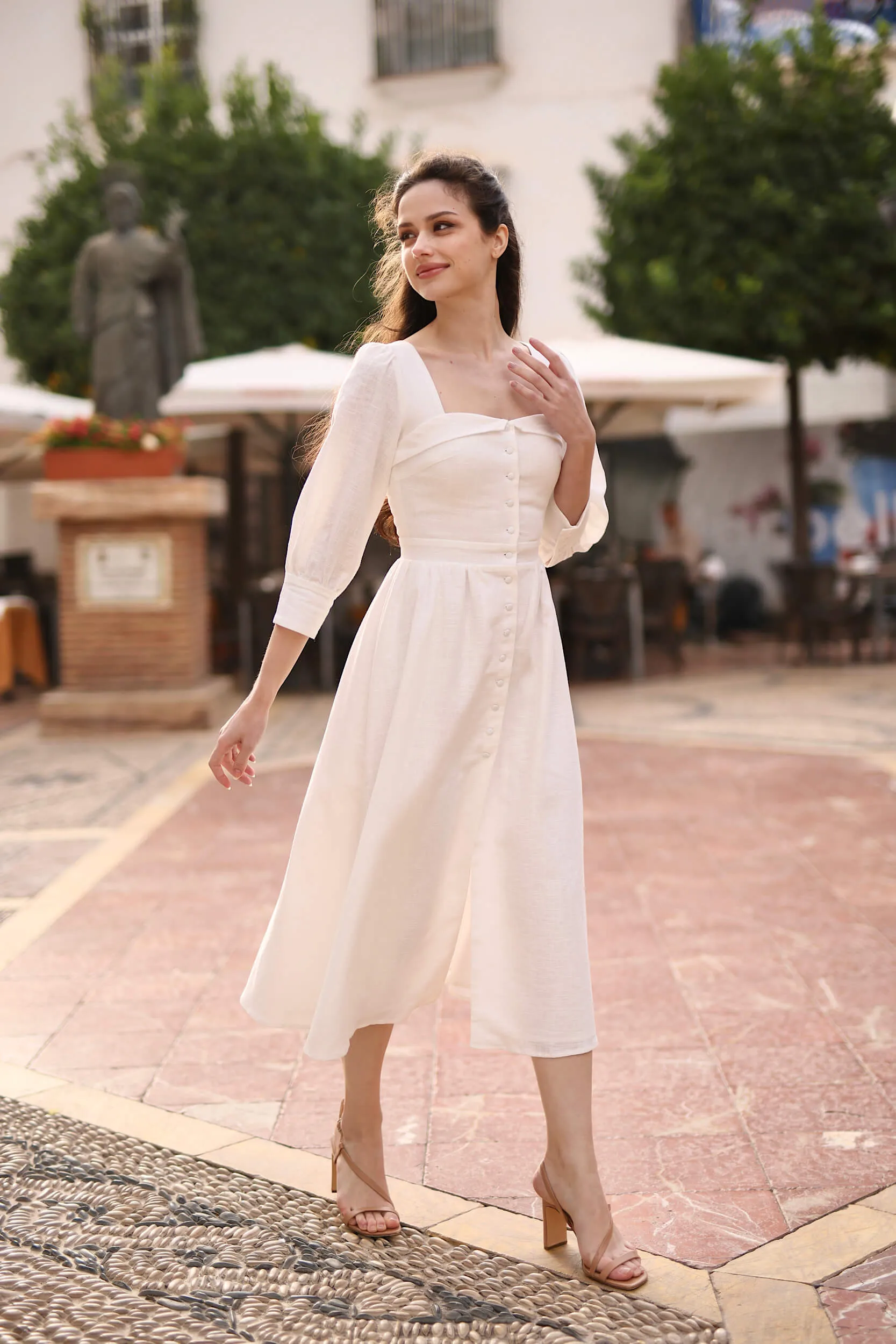 Esther Linen Dress