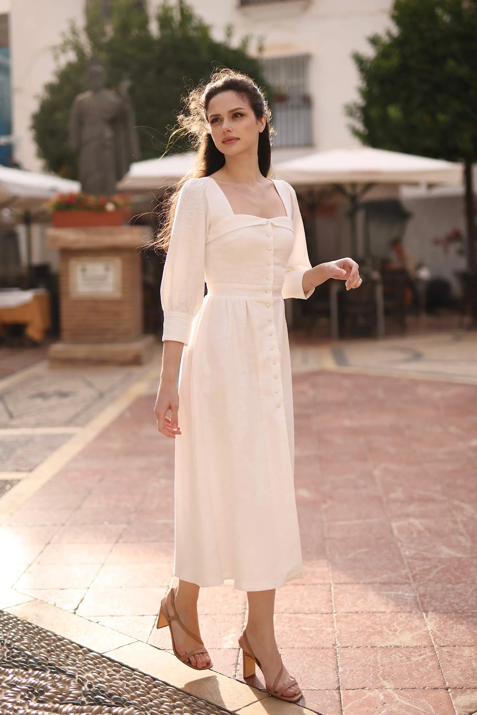 Esther Linen Dress