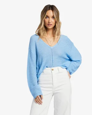 Every Day Pullover Sweater - Blue Daze