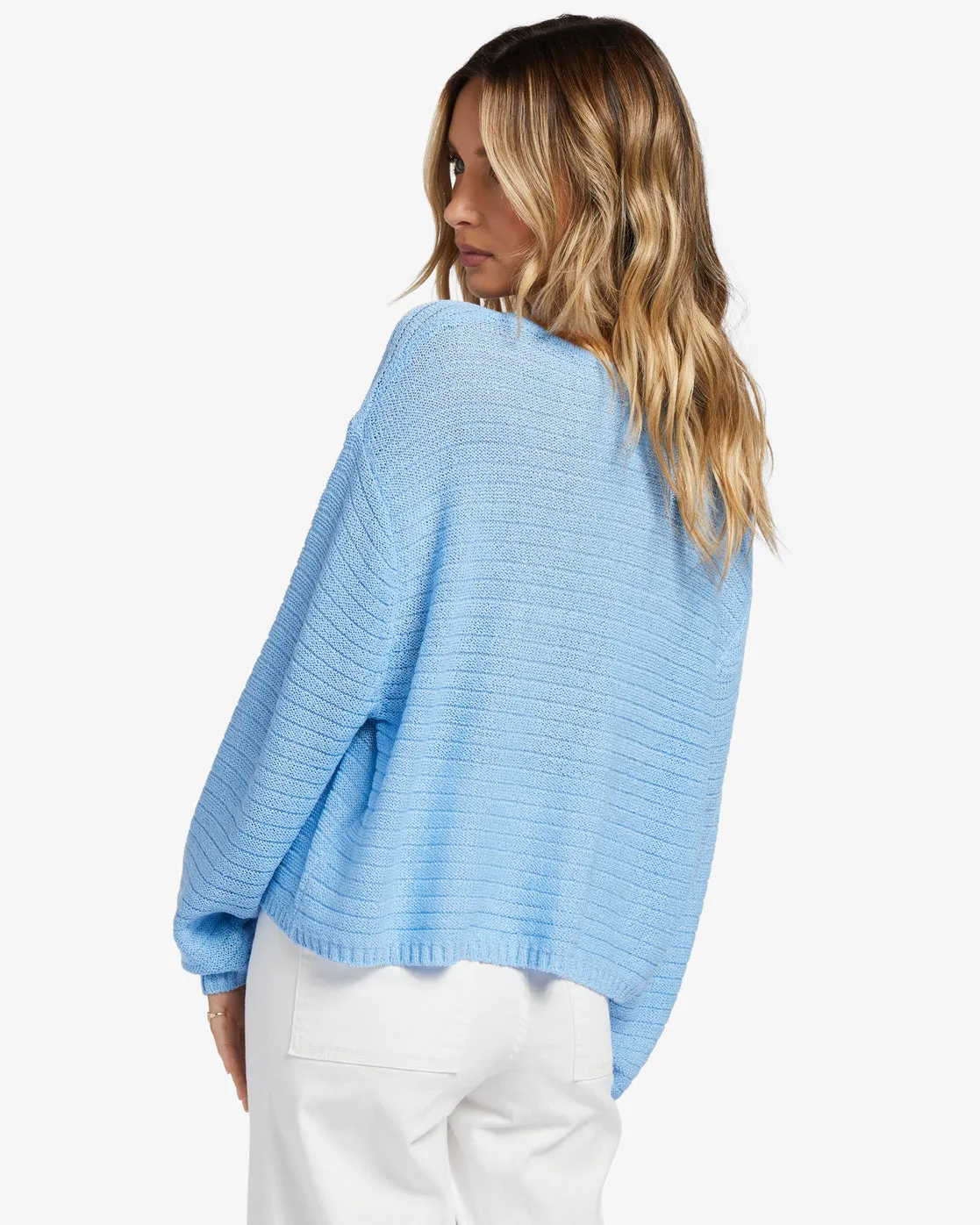 Every Day Pullover Sweater - Blue Daze