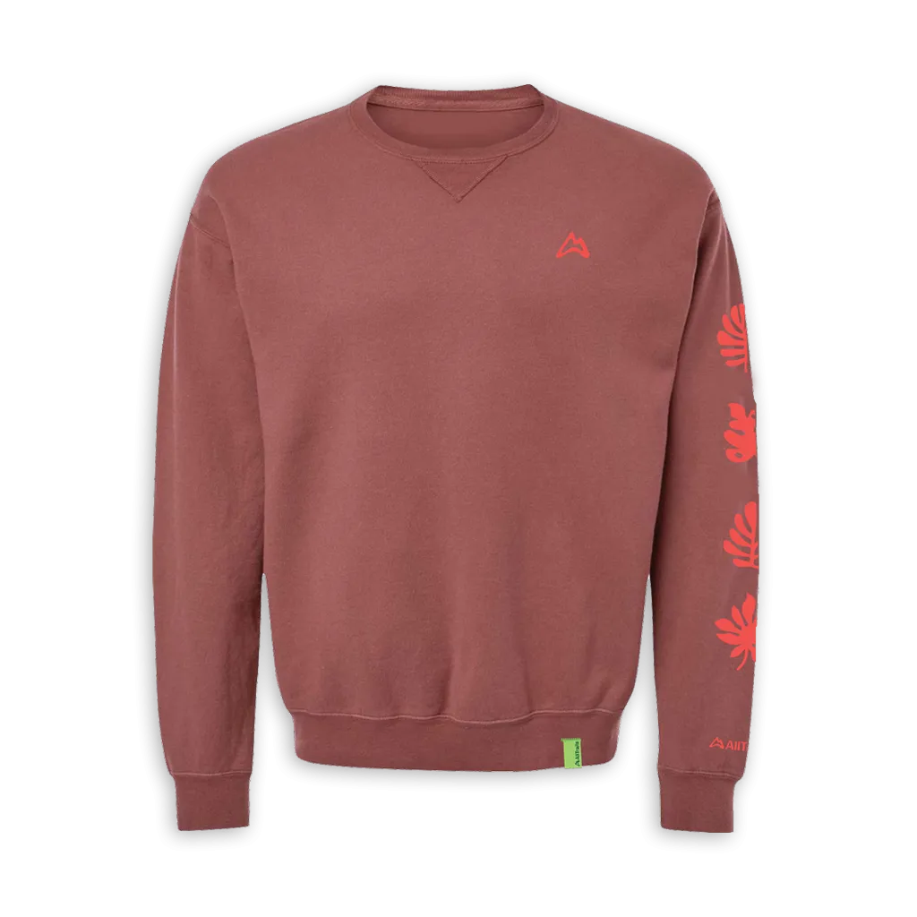 Foliage Comfort Wash Crew Sweatshirt - Clay