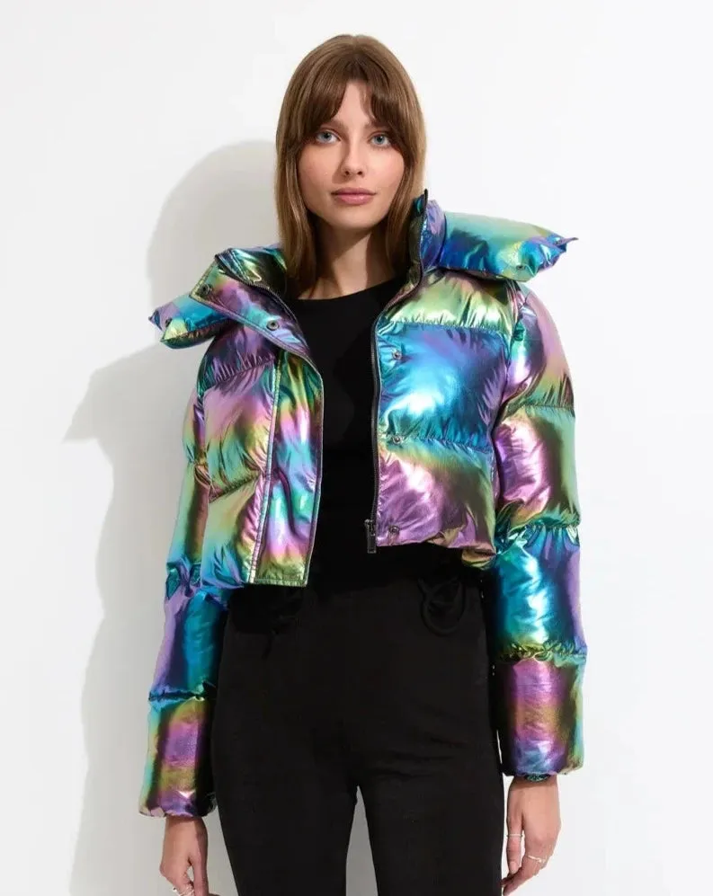 Fractals Puffer Jacket | Mood Ring