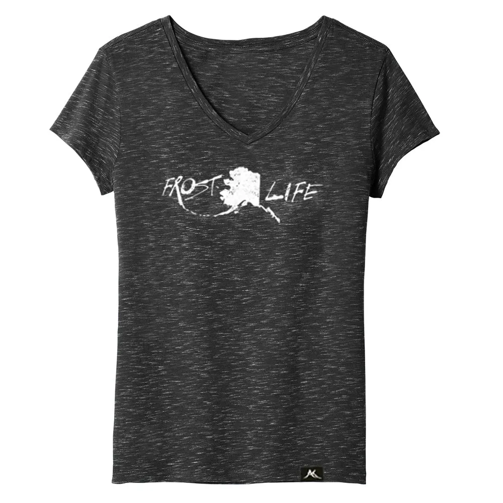 Frost Life Alaska Women's V-Neck Shirt