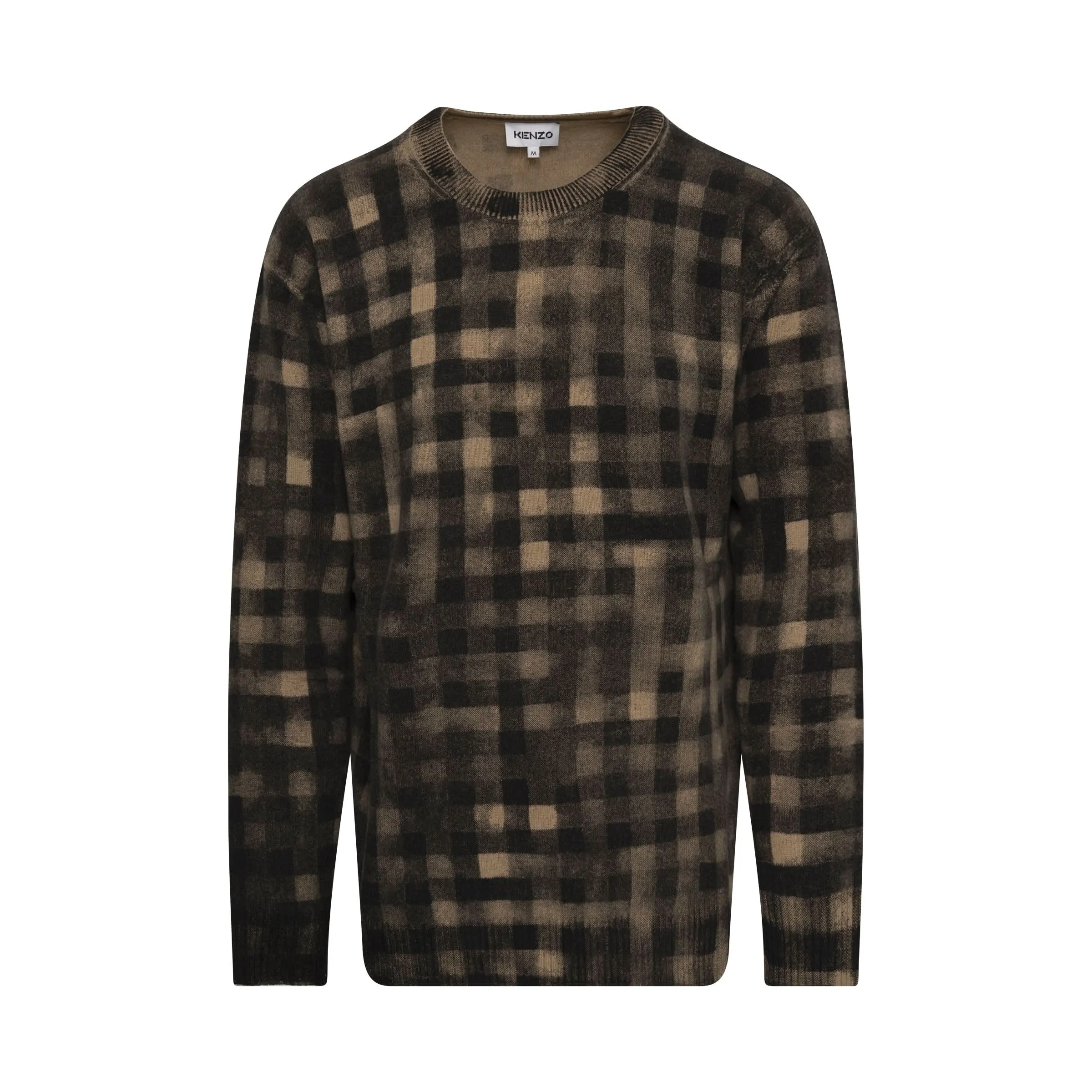 Ghost Check Knitwear in Cognac