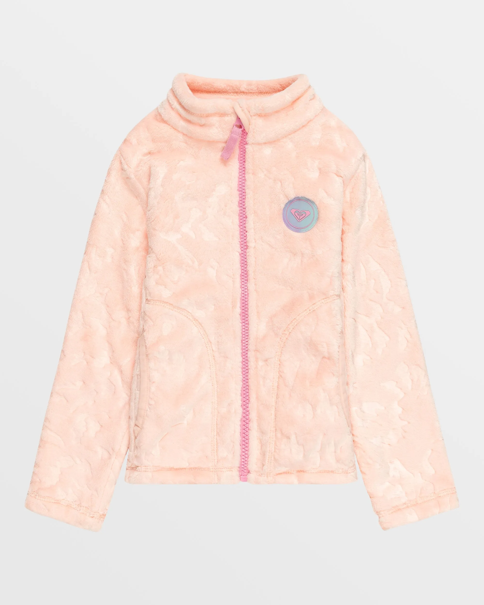 Girls 2-7 Mini Igloo Zip-Up Sweatshirt - Pink Salt