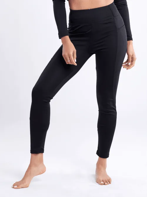 High-Waisted Classic Gym Leggings with Side Pockets