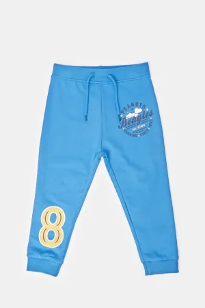 Infant Boys Navy And Blue Snoopy Joggers (Pack of 2)