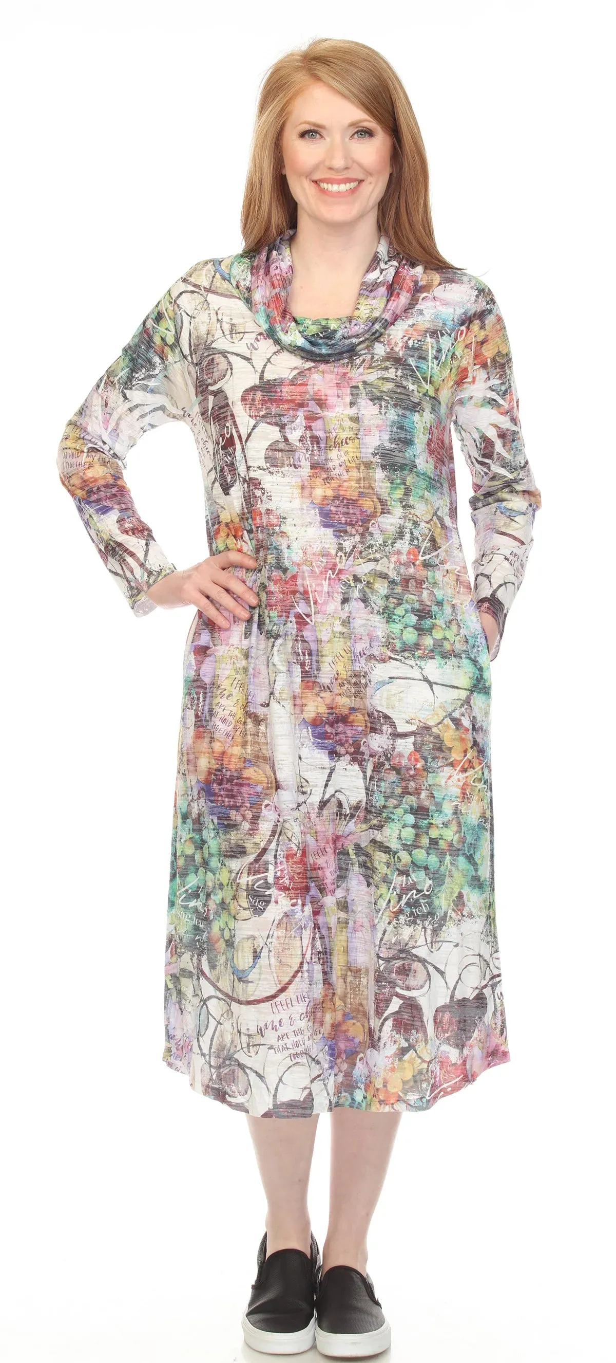 INOAH CD102BO Wine Fest Dress