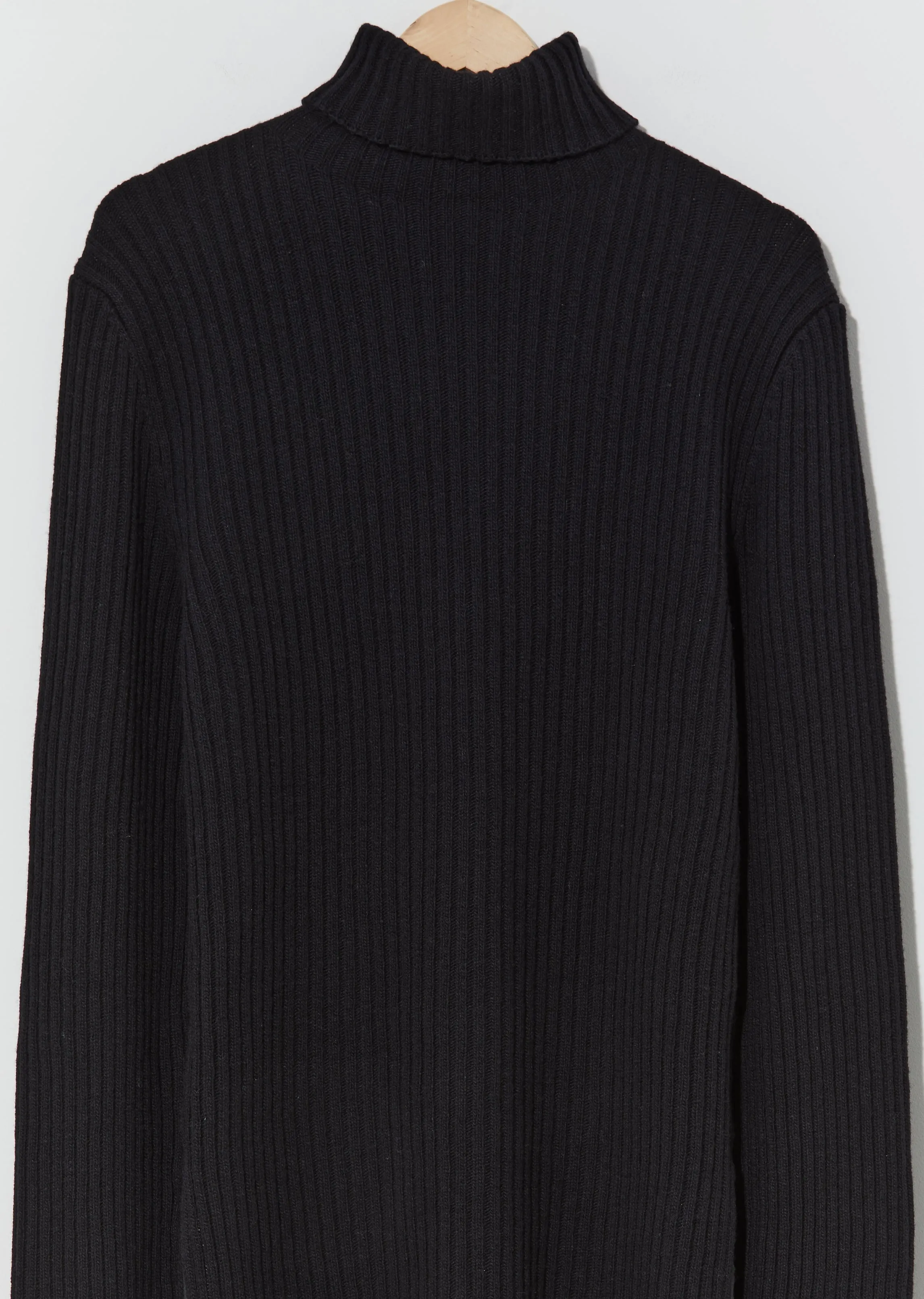 Irek Knitted Turtleneck — Black