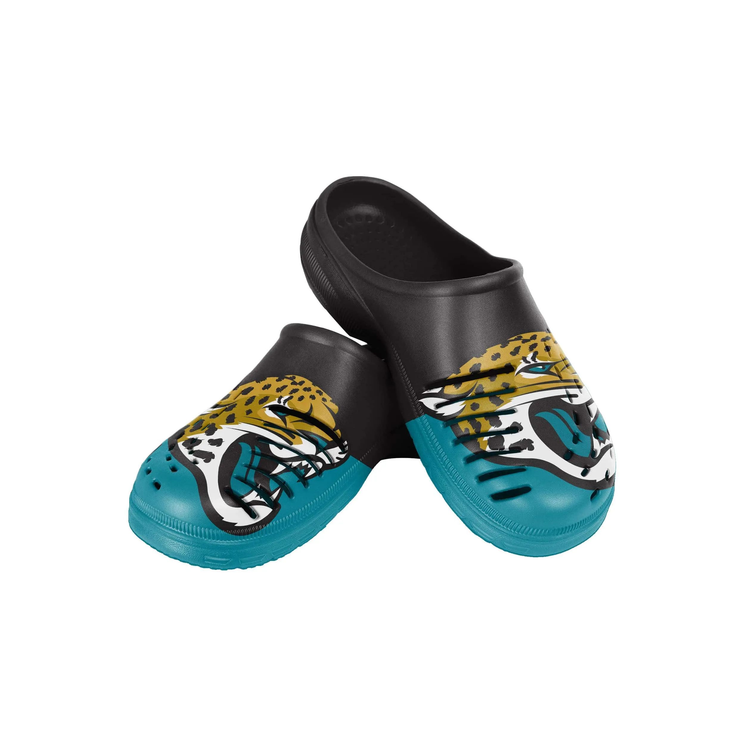 Jacksonville Jaguars NFL Youth Colorblock Big Logo Clog