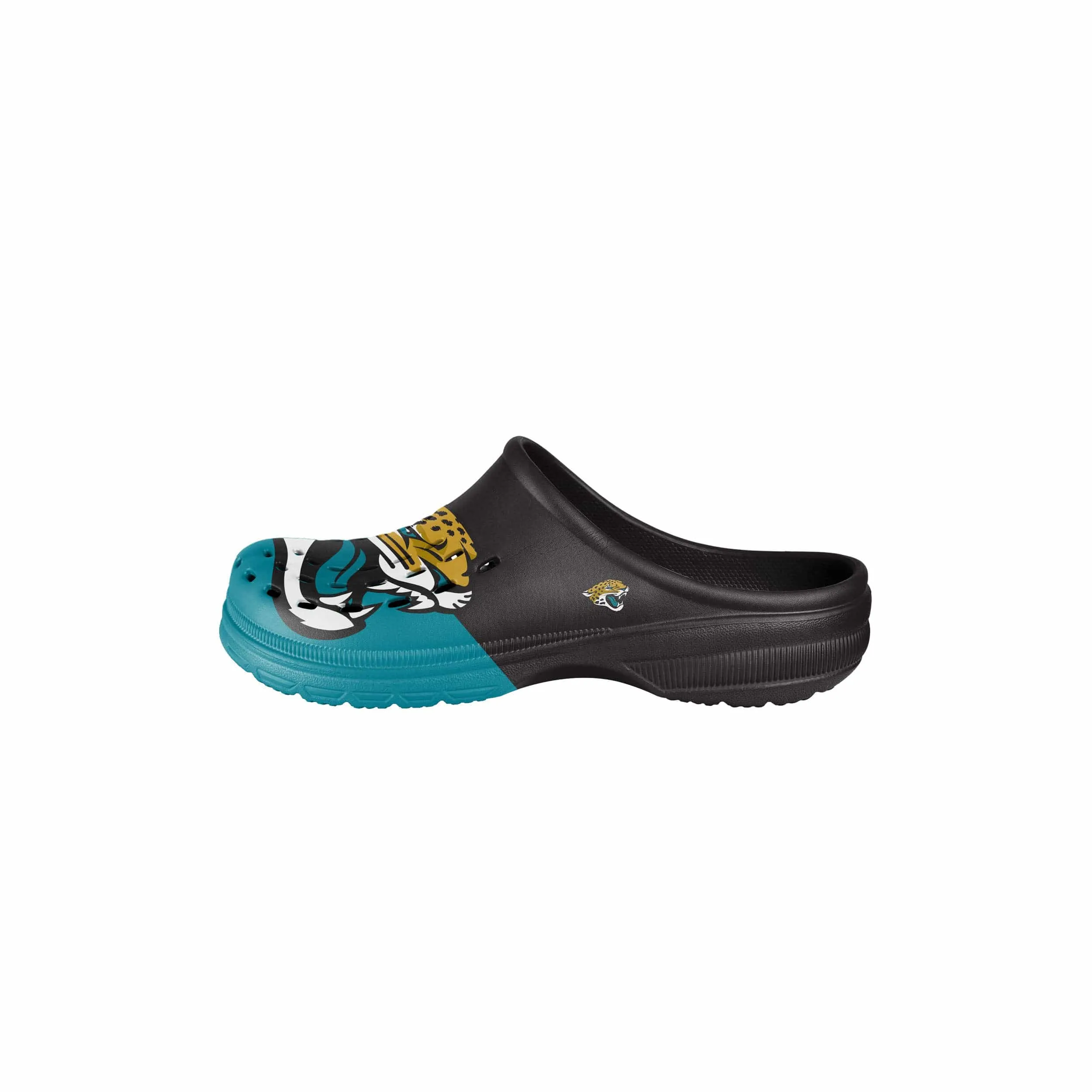 Jacksonville Jaguars NFL Youth Colorblock Big Logo Clog