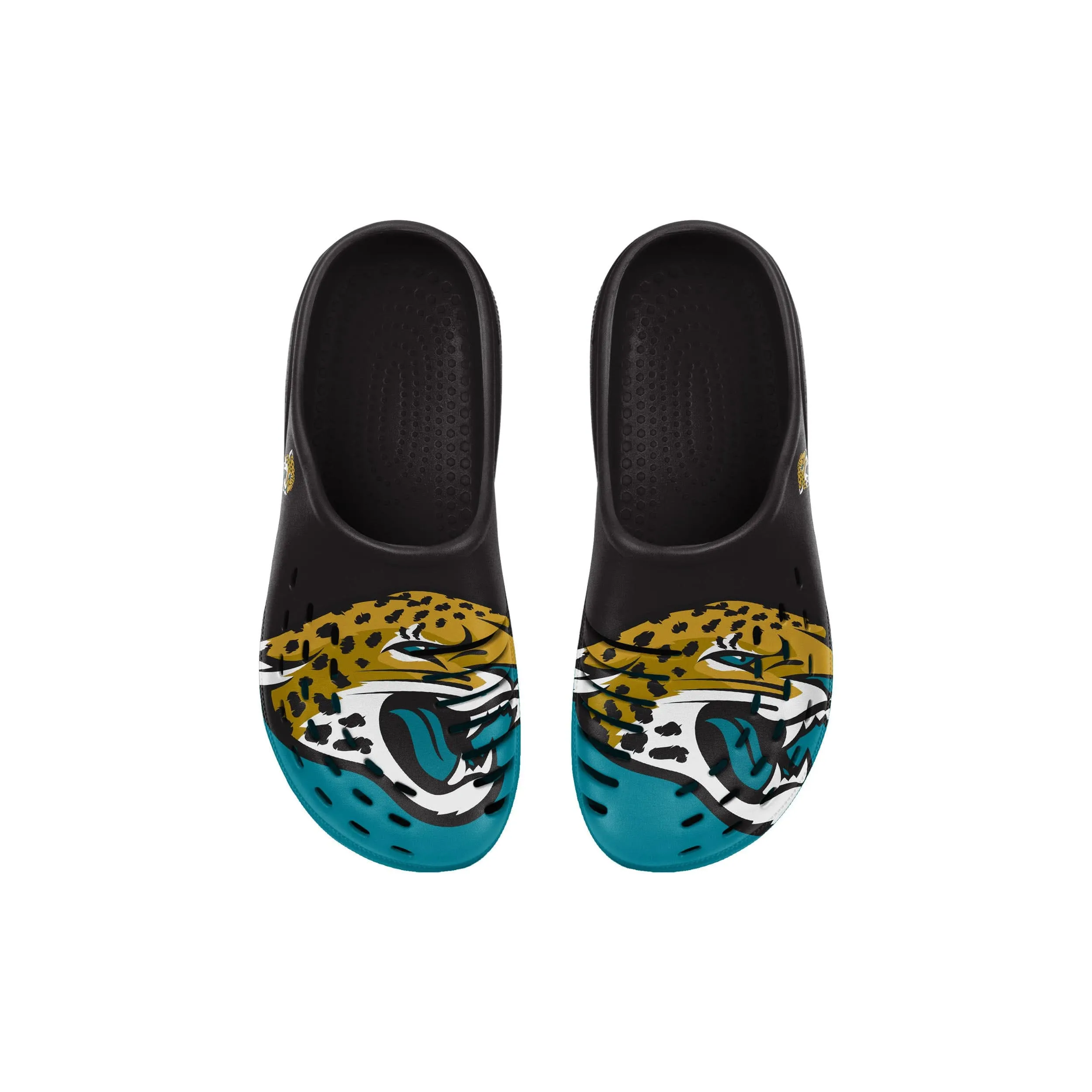 Jacksonville Jaguars NFL Youth Colorblock Big Logo Clog