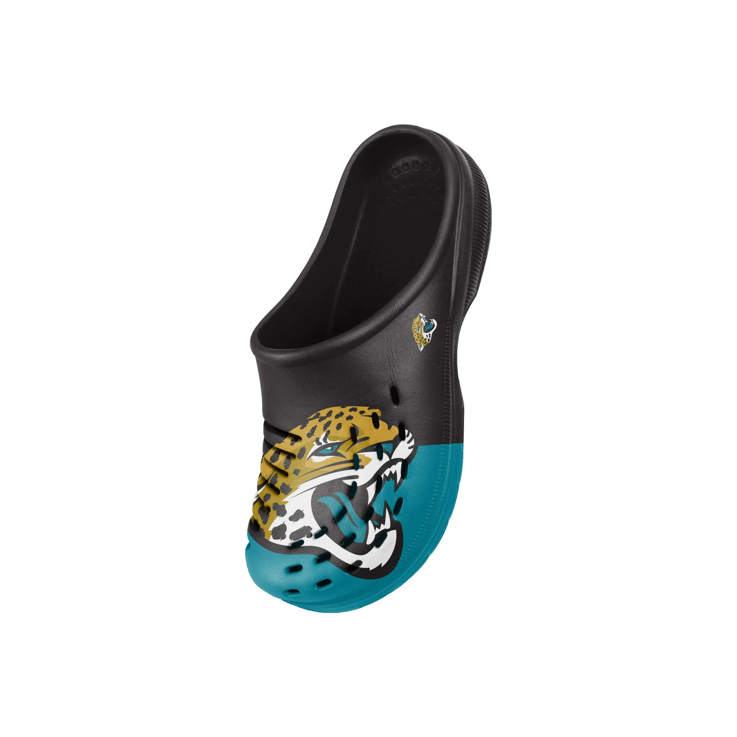 Jacksonville Jaguars NFL Youth Colorblock Big Logo Clog