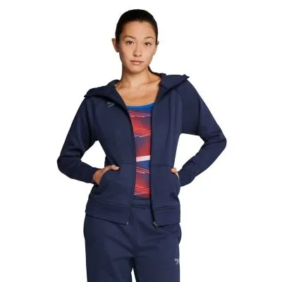 Jersey Diving Academy _SPEEDO Adult Hooded Warm Up Jacket  Female