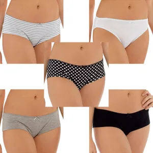 Ladies Short Briefs 5pk