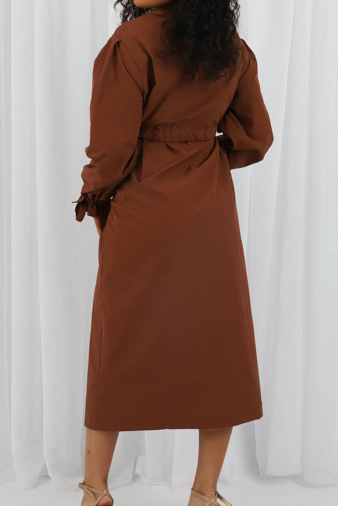 Larisa Drop Shoulder Trench