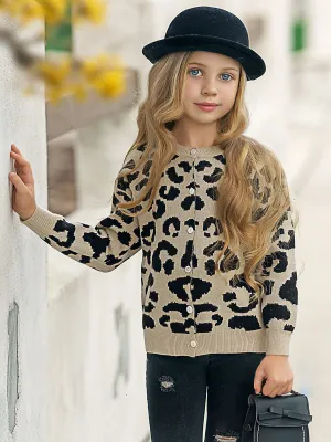 Leopard Lovely Button Down Cardigan